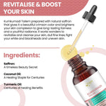Natural ingredients behind the Kumkumadi Face Serum – saffron, herbal extracts for dull skin