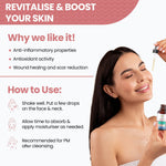 Texture of the Kumkumadi Face Serum – lightweight, smooth glow-enhancing serum