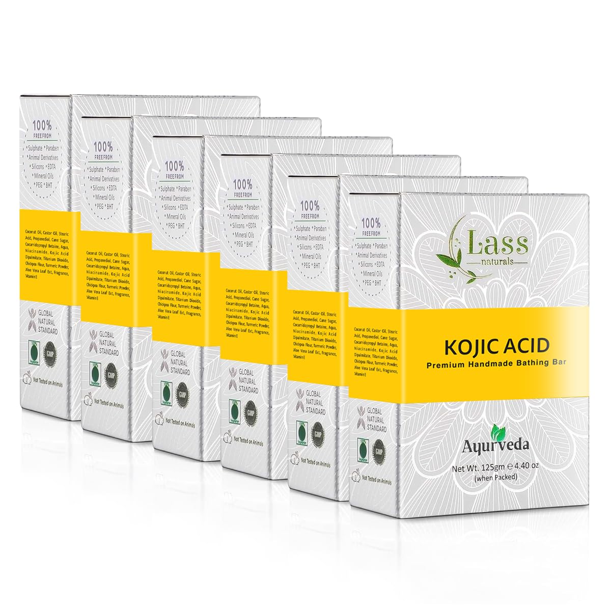 2% Kojic Acid Premium Handmade Bathing Soap, 125g