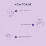 Rich lather of Anti Hair Fall Shampoo with herbal nourishment