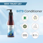 IHT9 Ayurvedic Conditioner | Hair Fall Control and Hair Growth with 9 Ayurvedic Herbs - Buy Natural Cosmetics Online