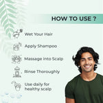 Applying Everyday Shampoo for shiny and healthy hair