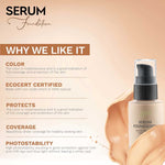 Lass Natural Serum Foundation With SPF30 To Get Radiant Glow Skin(1.2L) - Buy Natural Cosmetics Online