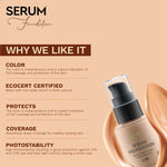 Serum Foundation with Fusion of Natural Pigments and Hyaluronic Acid- 2.1 Medium - Buy Natural Cosmetics Online
