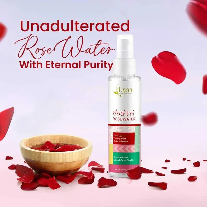 Pure Rose Water for Redness Relief, Hydration & Skin Balancing – 100 ml