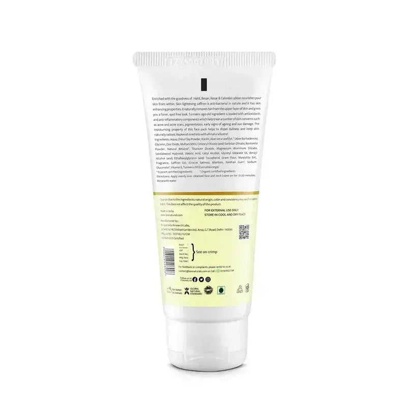 Lass Natural Ubtan Glow Pack, Traditional Beauty Rituals For Glowing Skin - 100gm