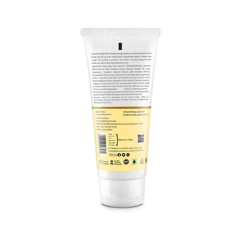 Back & Bum Brightening Cream for Uneven Tone, Texture & Chafing-Prone Areas – 50 ml