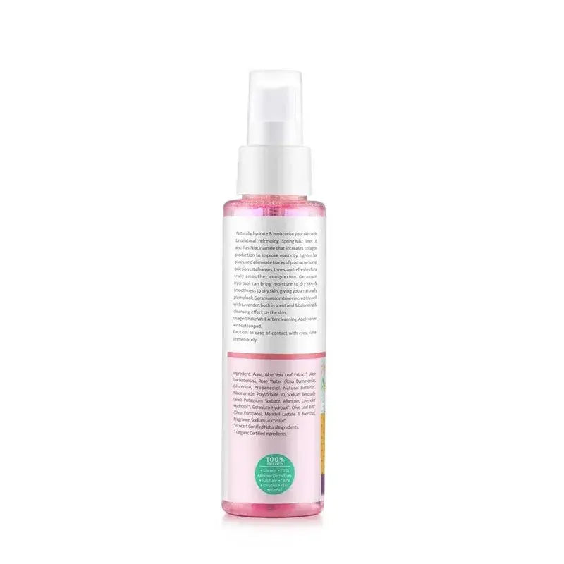 Spring Mist Toner with Niacinamide for Detox, Hydration & Skin Refresh – 100 ml
