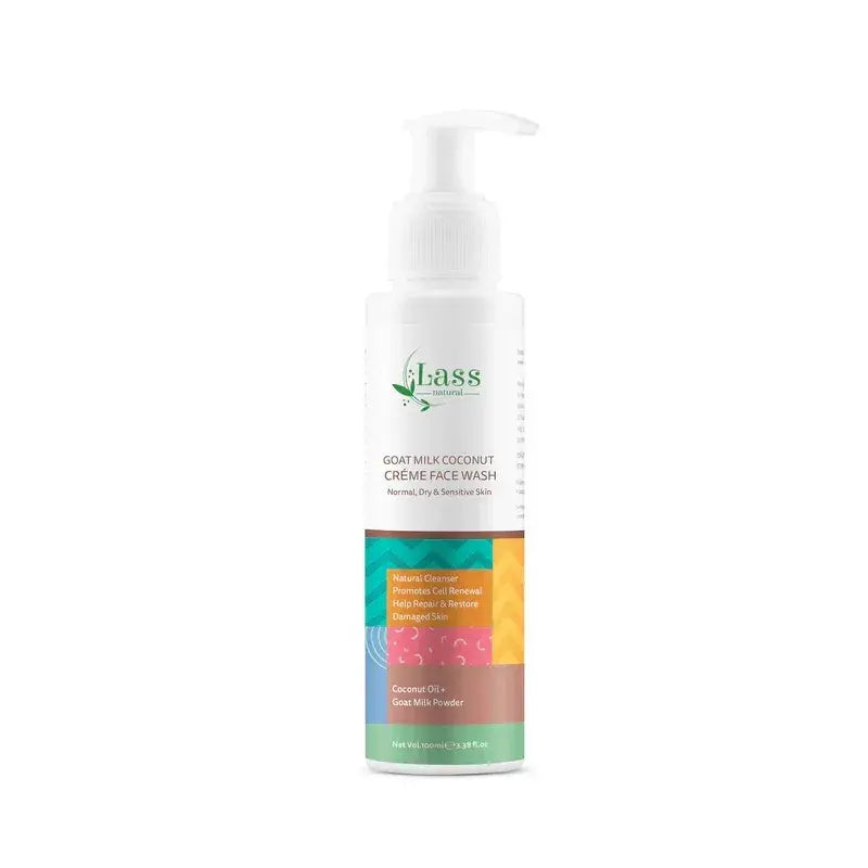 Goat Milk & Coconut Crème Face Wash for Deep Hydration & Skin Barrier Care