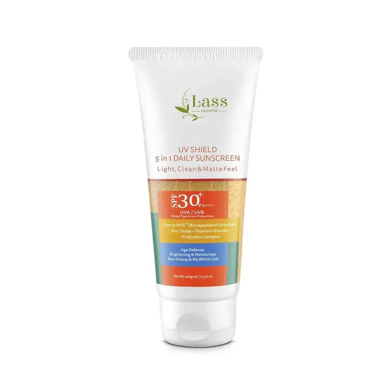 5-in-1 Daily SPF 30+ Sunscreen with Matte Finish – Makeup-Friendly Protection (100 g)