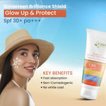 SPF 30+ Sunscreen Against Sunburn, Premature Aging - Buy Natural Cosmetics Online