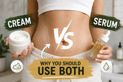 Cream vs Serum for Stretch Marks: Why You Should Use Both