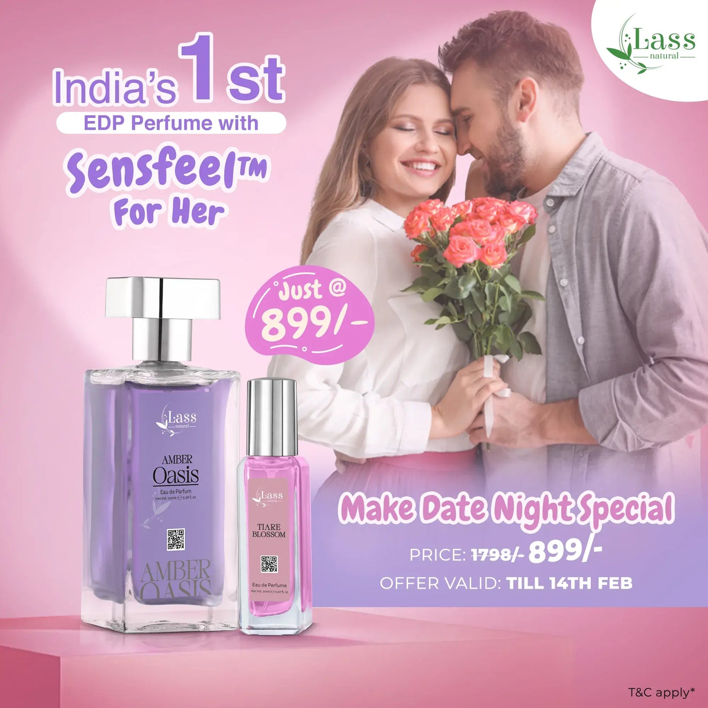 Amber Oasis 100ml + Tiare Blossom 20ml : Perfect for Romance and Date Nights