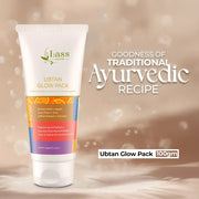 Lass Natural Ubtan Glow Pack, Traditional Beauty Rituals For Glowing Skin  - 100gm