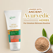Ubtan Face Wash for All Skin Type for Tan removal and Glowing Complexion 130ml - SLS & Paraben Free