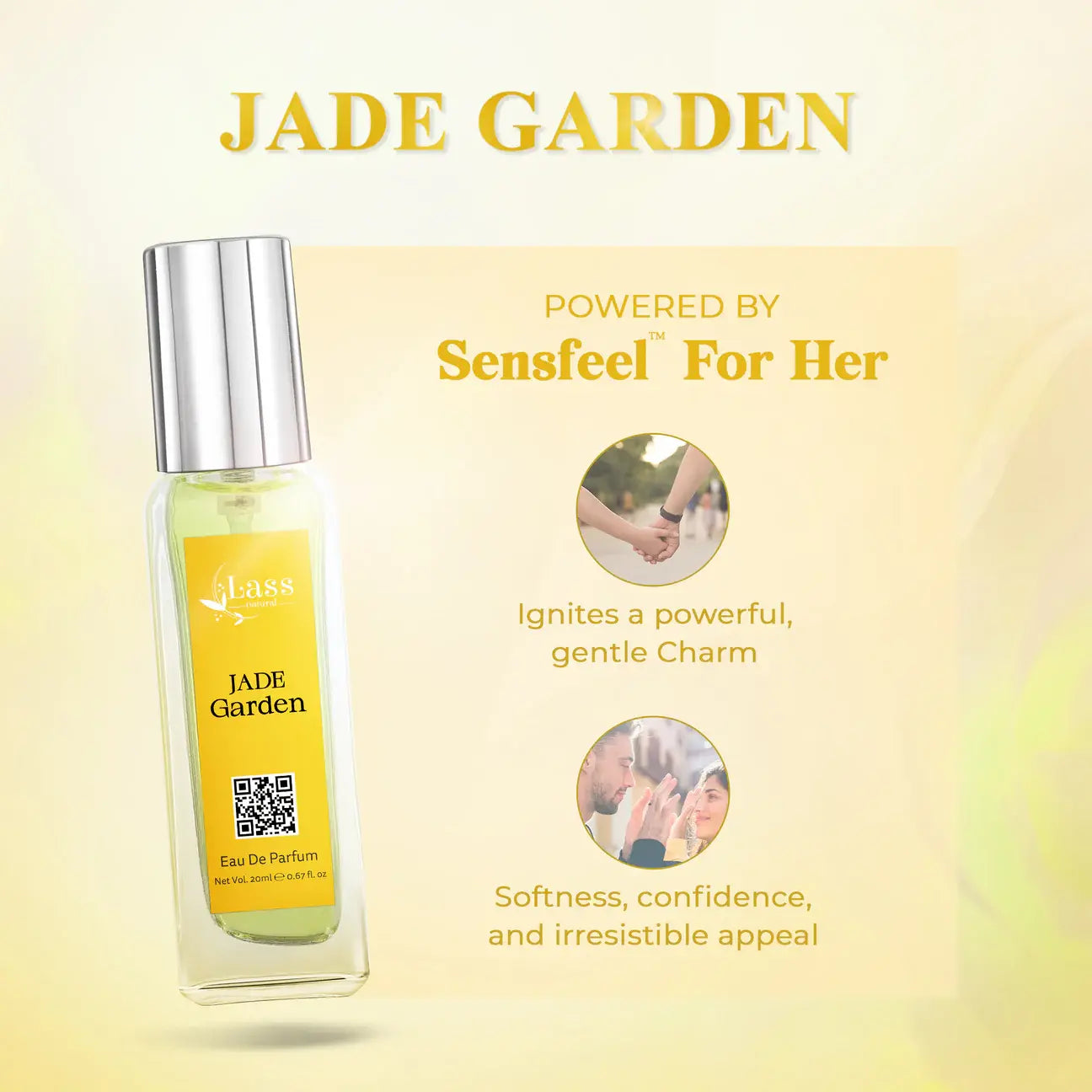 Lass Natural Jade Garden Perfume - 20ml