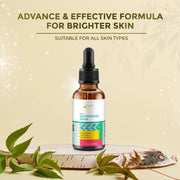 Close-up of serum dropper dispensing Lass Natural Glutathione 1% Serum
