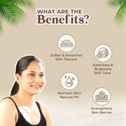 Goat Milk & Coconut Organic Creme Face Wash for Deep Hydration - Sulphate & Paraben Free