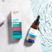 Applying Glass Skin Serum for smooth and radiant skin

