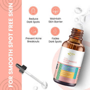 Application scene: using the serum on face for refined pores and smoother skin
