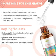 10% Niacinamide Serum for Oil Control, Pores & Acne Marks – 30 ml