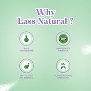 Lass Natural Brazilian Purple Clay & Cherry Face Wash for Oily & Acne-Prone Skin - Detoxifying & Brightening -100ML