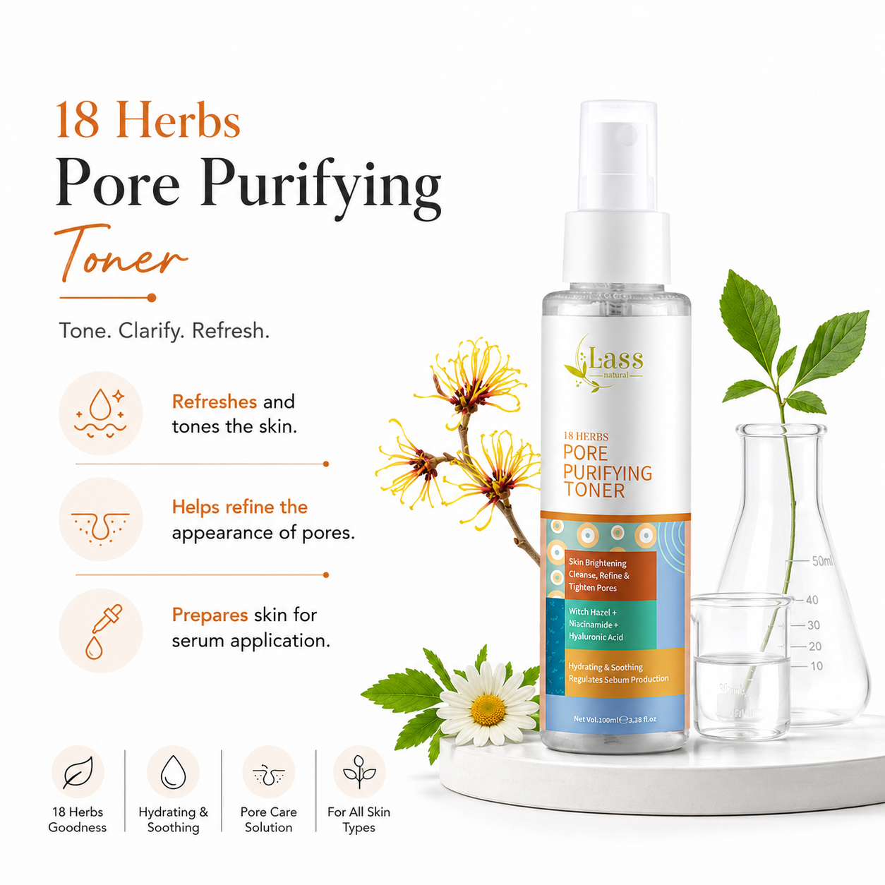 LASS Oil Control & Pore Refining Routine