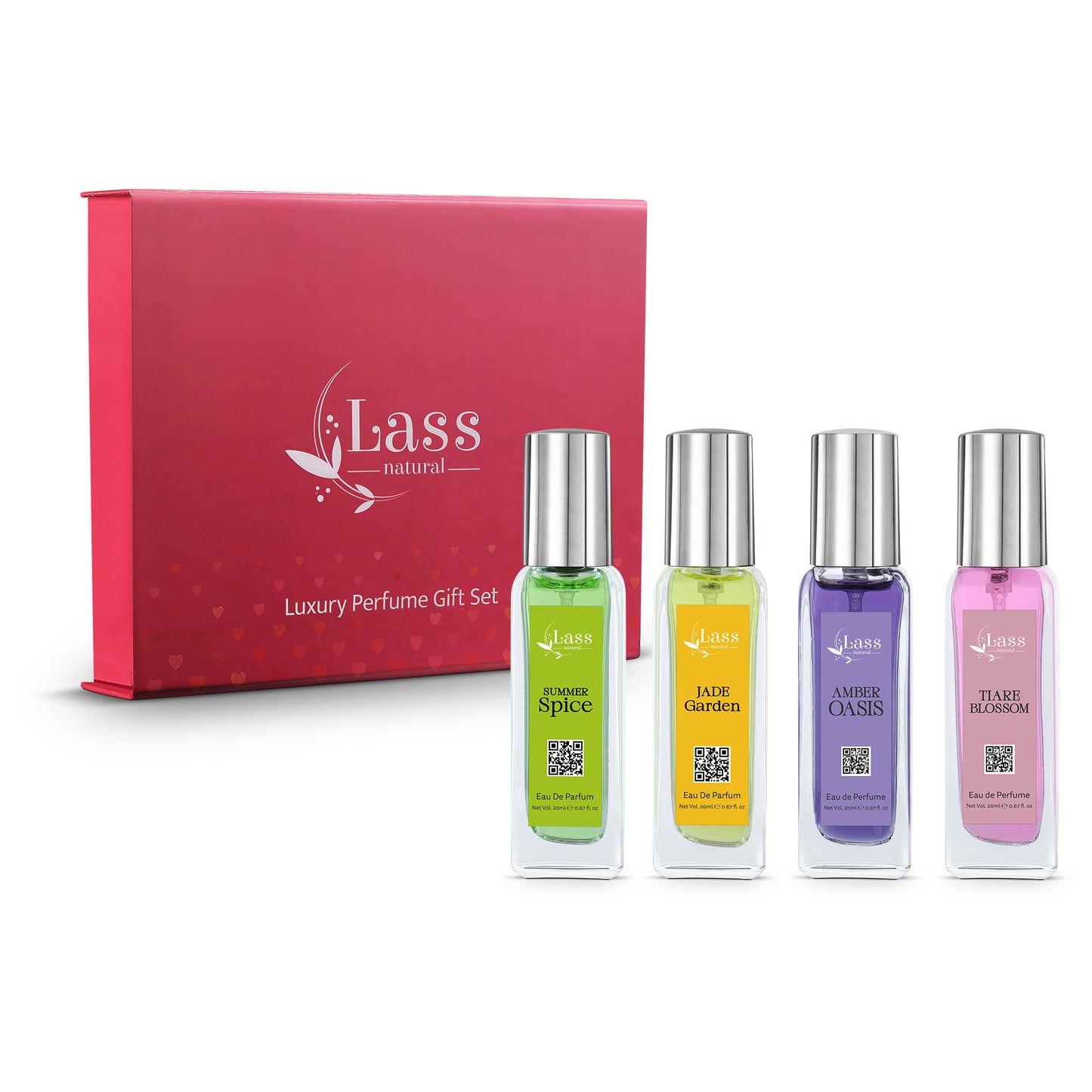 Lass Natural Perfume Gifting Pack of 4 – 20ml