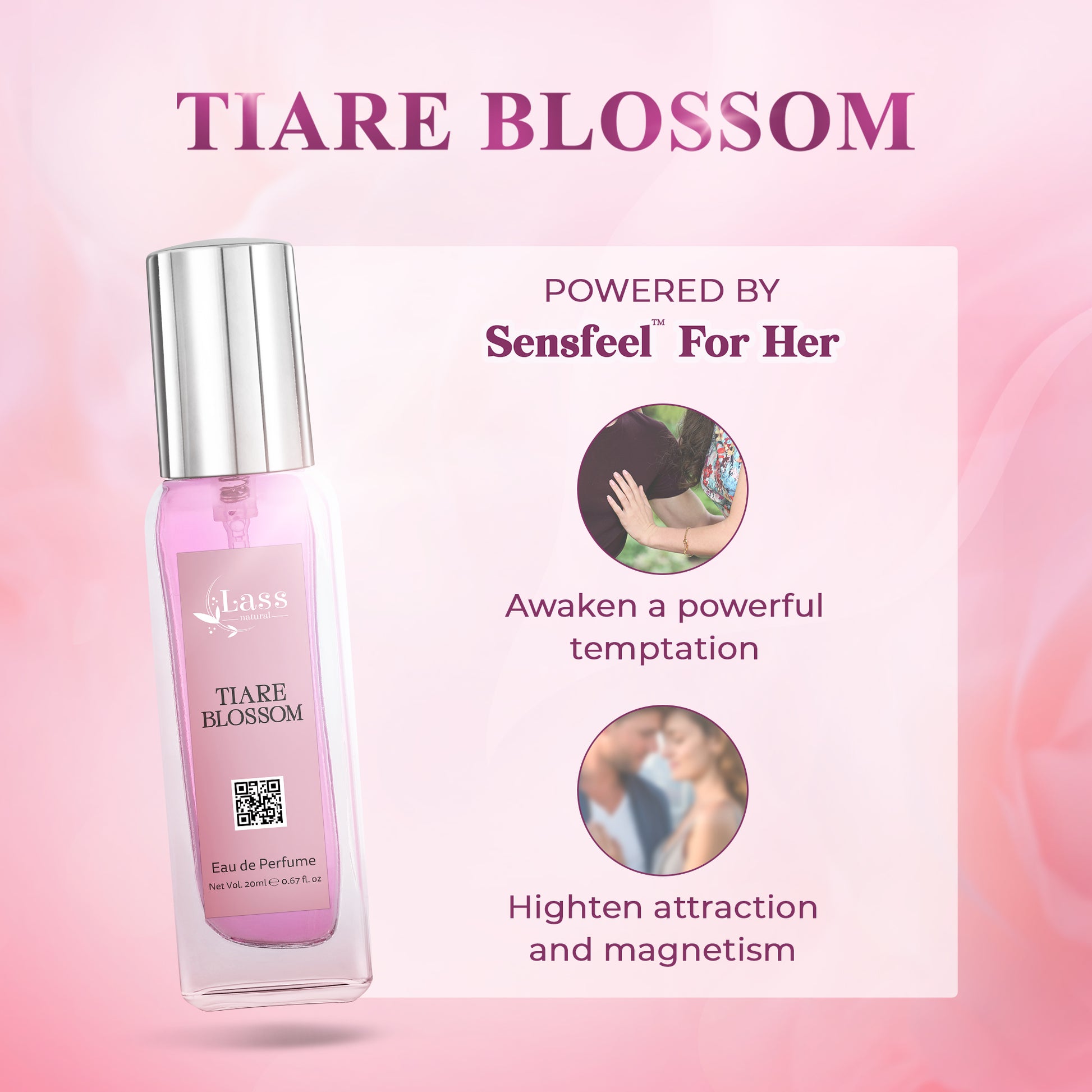 Lass Natural Tiare Blossom Perfume - 20ml  - Buy Natural Cosmetics Online