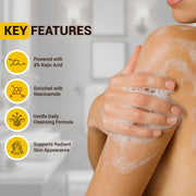 2% Kojic Acid Premium Handmade Bathing Soap, 125g