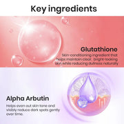 Pure Glow Alpha Arbutin & Glutathione Premium Handmade Bathing Soap, 125g