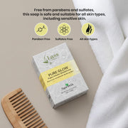 Pure Glow Alpha Arbutin & Glutathione Premium Handmade Bathing Soap, 125g