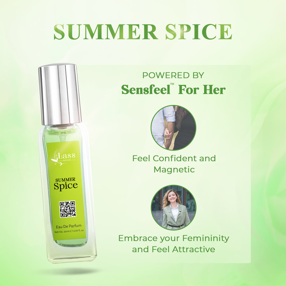 Lass Natural Summer Spice Perfume - 20ml - Buy Natural Cosmetics Online