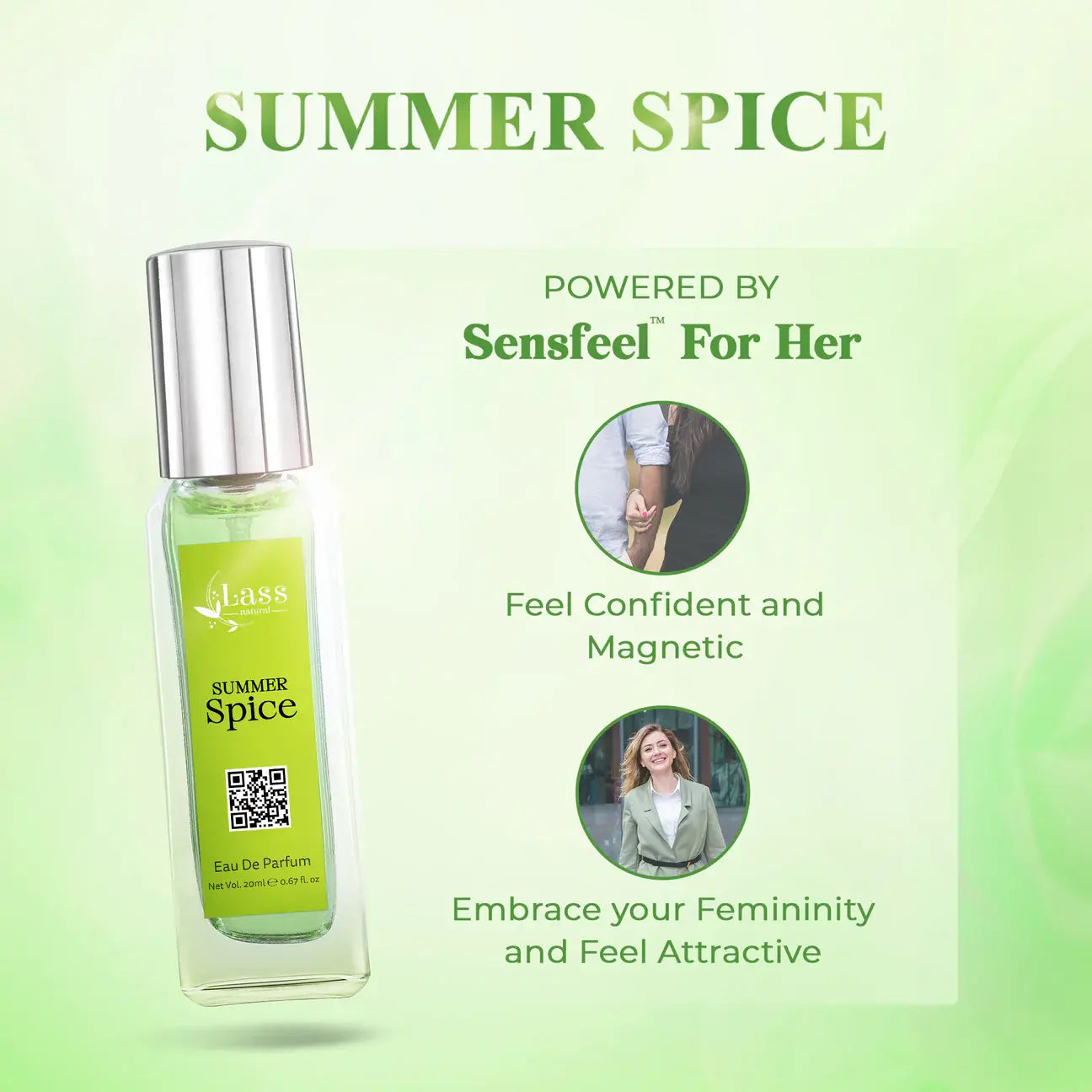 Lass Natural Summer Spice Perfume - 20ml
