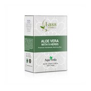 Aloe Vera Soap with 9 Herbs Handmade Premium Bathing Soap,125g