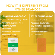 Alphonso Mango Handmade Premium Bathing Soap,125g