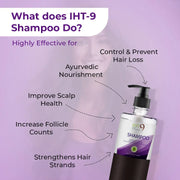 IHT9 Ayurvedic Hair Shampoo for Prevent hair fall & Control Hair Loss-Value Pack - Buy Natural Cosmetics Online