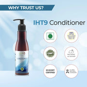 IHT9 Ayurvedic Conditioner | Hair Fall Control and Hair Growth with 9 Ayurvedic Herbs - Buy Natural Cosmetics Online
