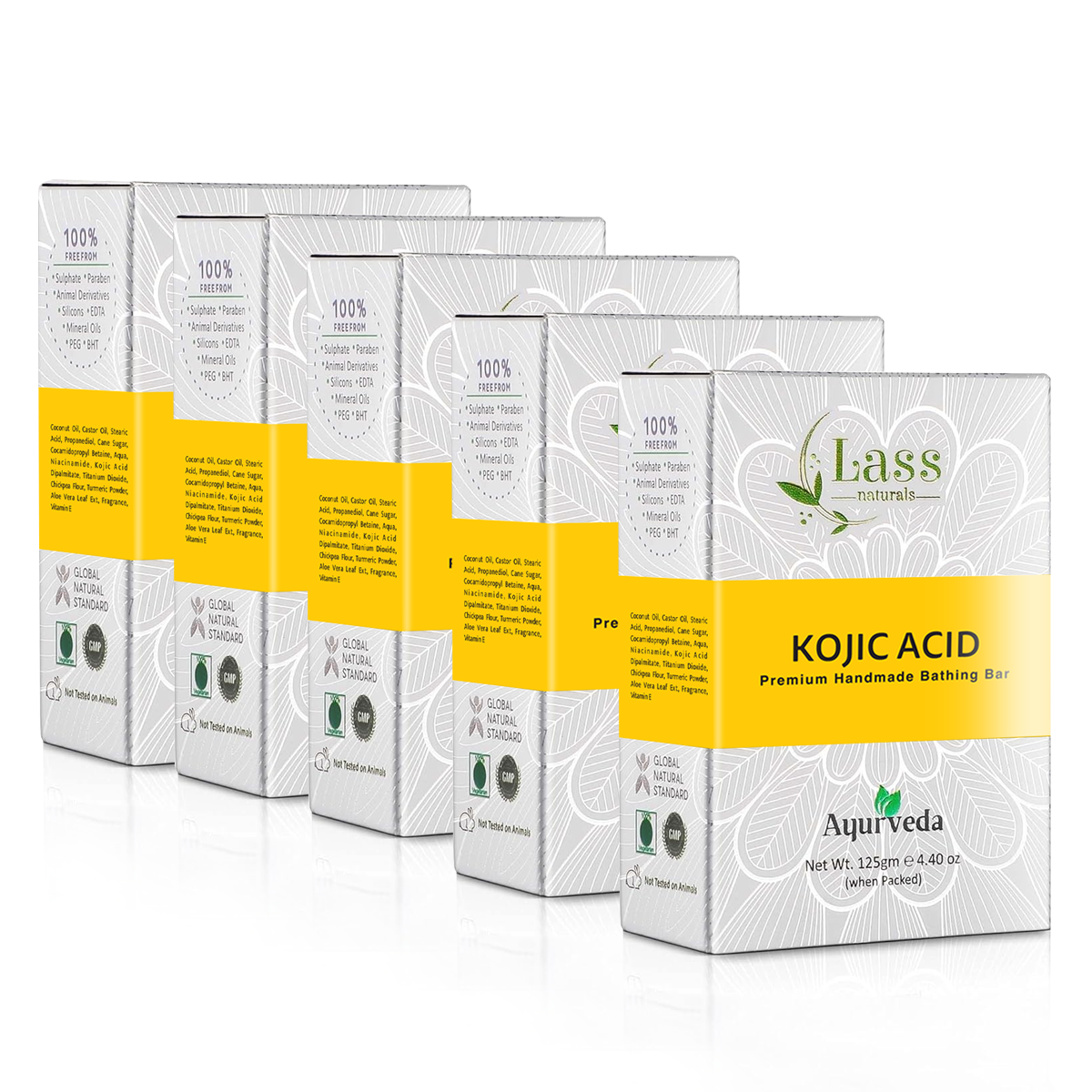 2% Kojic Acid Premium Handmade Bathing Soap, 125g