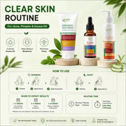 Clear Skin Routine – Acne, Pimples & Excess Oil Control Kit