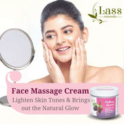 Face Massage Cream- Lighten Skin & Reduces Dark Spots- 100gm