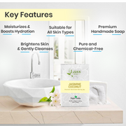 Jasmine Coconut Handmade Premium Bathing Soap,125g