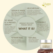Lass Natural Midnight Recovery Pressed Serum -  50ml
