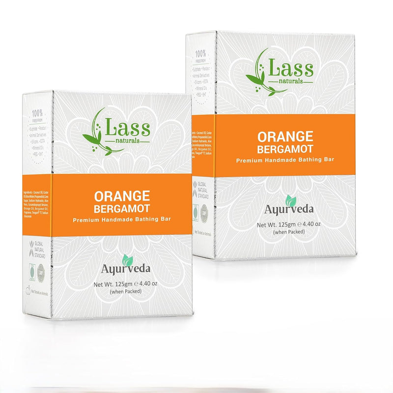 Orange & Bergamot Handmade Premium Bathing Soap,125g