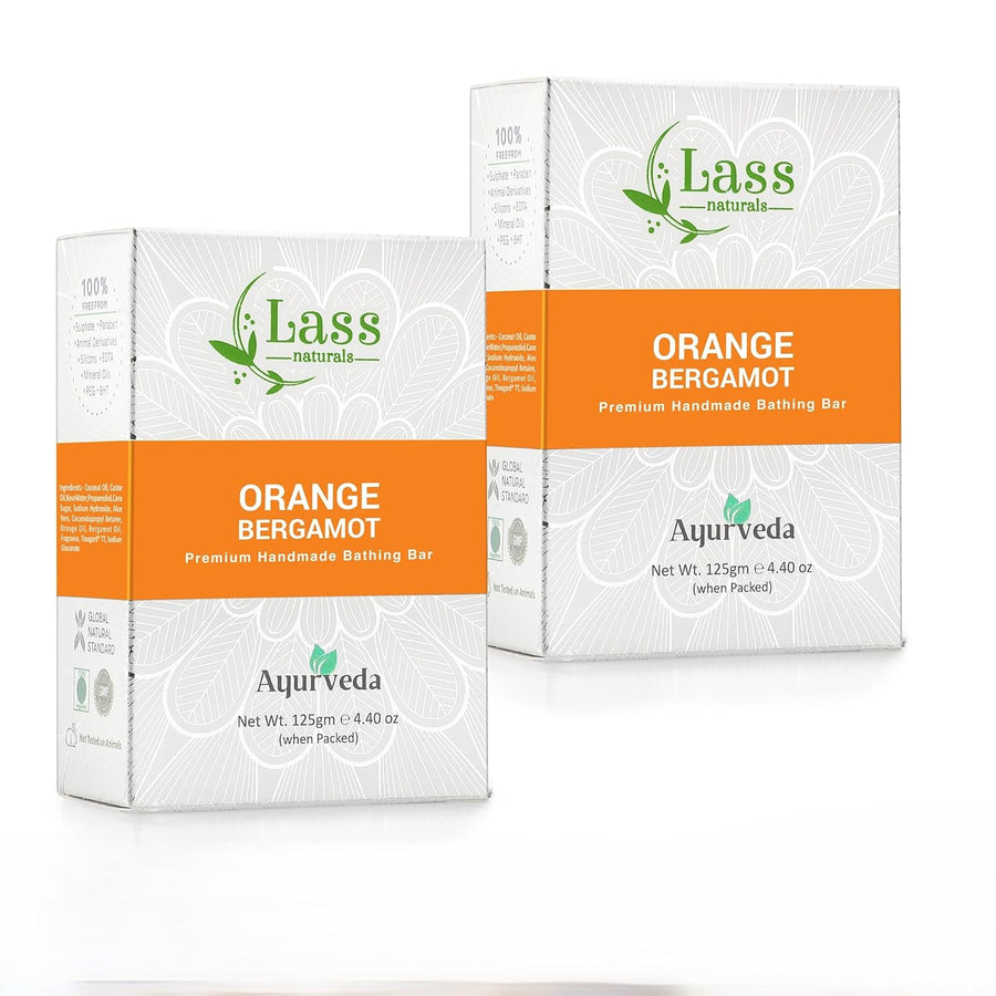 Orange & Bergamot Handmade Premium Bathing Soap,125g
