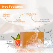 Orange & Bergamot Handmade Premium Bathing Soap,125g