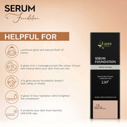 Lass Natural Serum Foundation With SPF30 To Get Radiant Glow Skin(1.2L) - Buy Natural Cosmetics Online