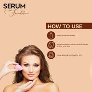 Serum Foundation with Fusion of Natural Pigments and Hyaluronic Acid- 2.1 Medium - Buy Natural Cosmetics Online