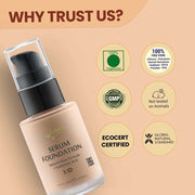 Serum Foundation with Fusion of Natural Pigments and Hyaluronic Acid-3.1 Dark
