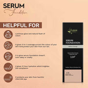 Serum Foundation with Fusion of Natural Pigments and Hyaluronic Acid-3.1 Dark